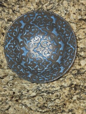 BIA Ooh La La Terrin Bowl Reactive Glaze Aztec Western Stoneware 6" diameter